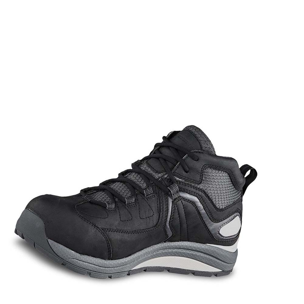 Red Wing CoolTech™ Athletics Waterproof, Safety Toe Work Men's Shoes Black | ZA 178JPQ